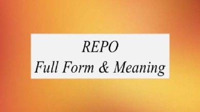 What is RBI Repo Full Form