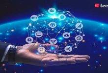 Tech networking internet technology business startup