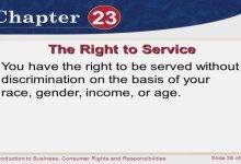 TheRighttoServiceYouhavetherighttobeservedwithoutdiscriminationonthebasisofyourracegenderincomeorage.